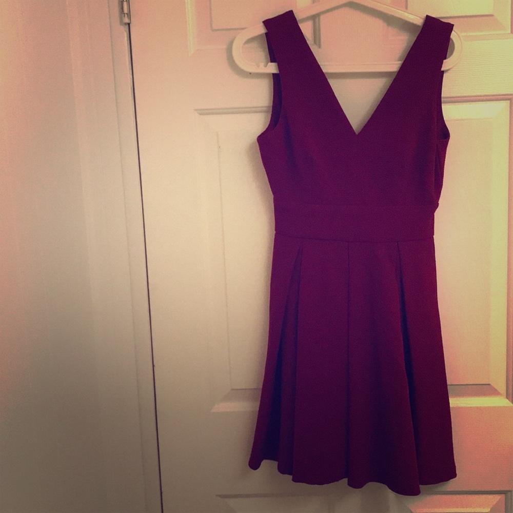 Semi Formal Cranberry Sleeveless Dress